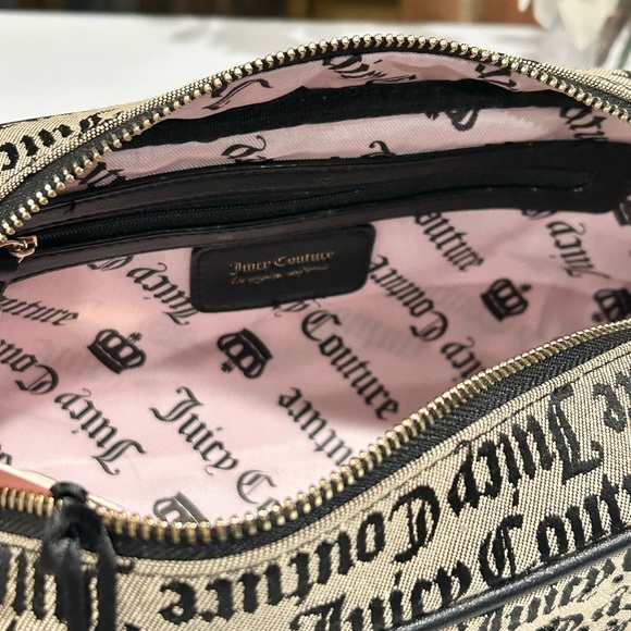 Juicy Couture Black Beige Signature Logo Starry Night...